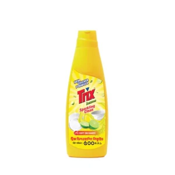Trix Dishwashing Liquid Lemon Bottle (500 ml)